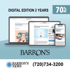 Barron's Newspaper Digital Subscription 2-Year for Just $159