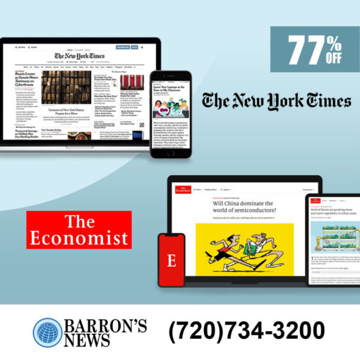 New York Times and The Economist Subscription at 70% Discount