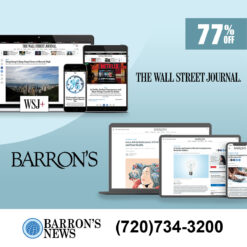 WSJ Subscription and Barron's Newspaper Subscription for 5 Years