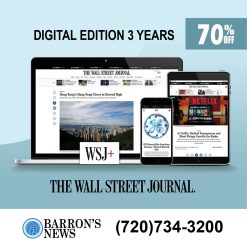 Wall St Jnl Digital Subscription for 3 Years for only $189