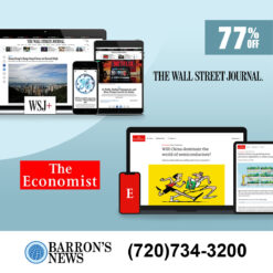 Wall St Journal News and The Economist Subscription for $129