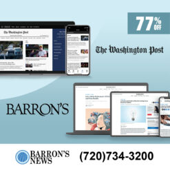 Washington Post and Barron's Newspaper Combo Digital Subscription for $129