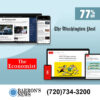 Washington Post News and The Economist Newspaper for 3 Years