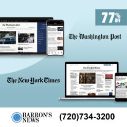 Washington Post Newspaper and NY Times Digital Combo for just $129