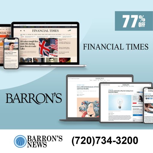 Barron's News and Financial Times Subscription 3-Year